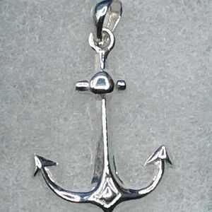 Sterling Silver 925 Anchor Pendant